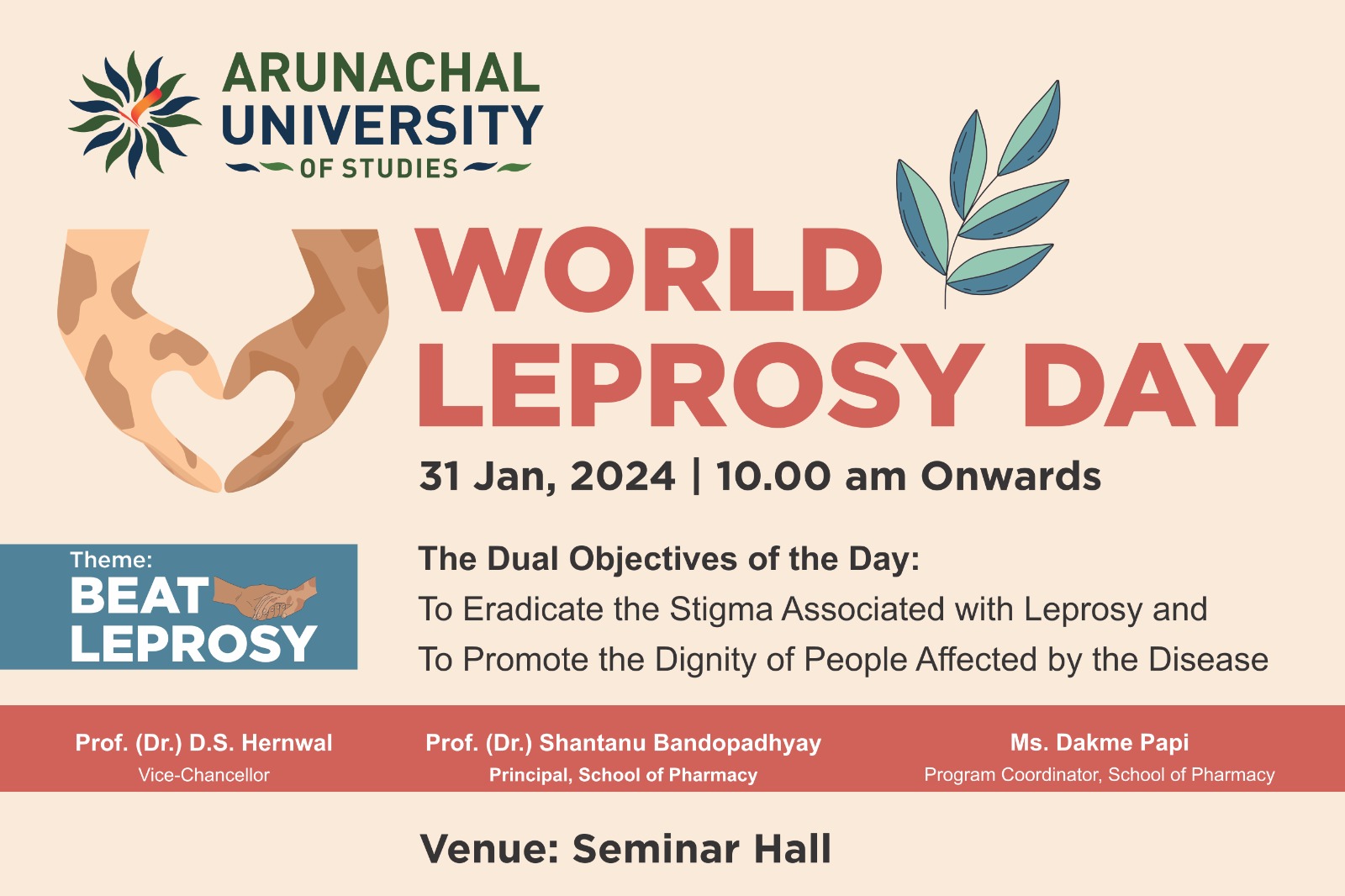 School of Pharmacy celebrated World Leprosy Day 2024
